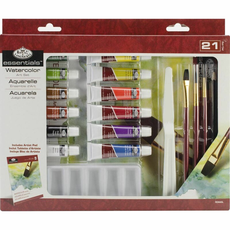 Royal Brush Essentials Art Set-Akvarellmålning