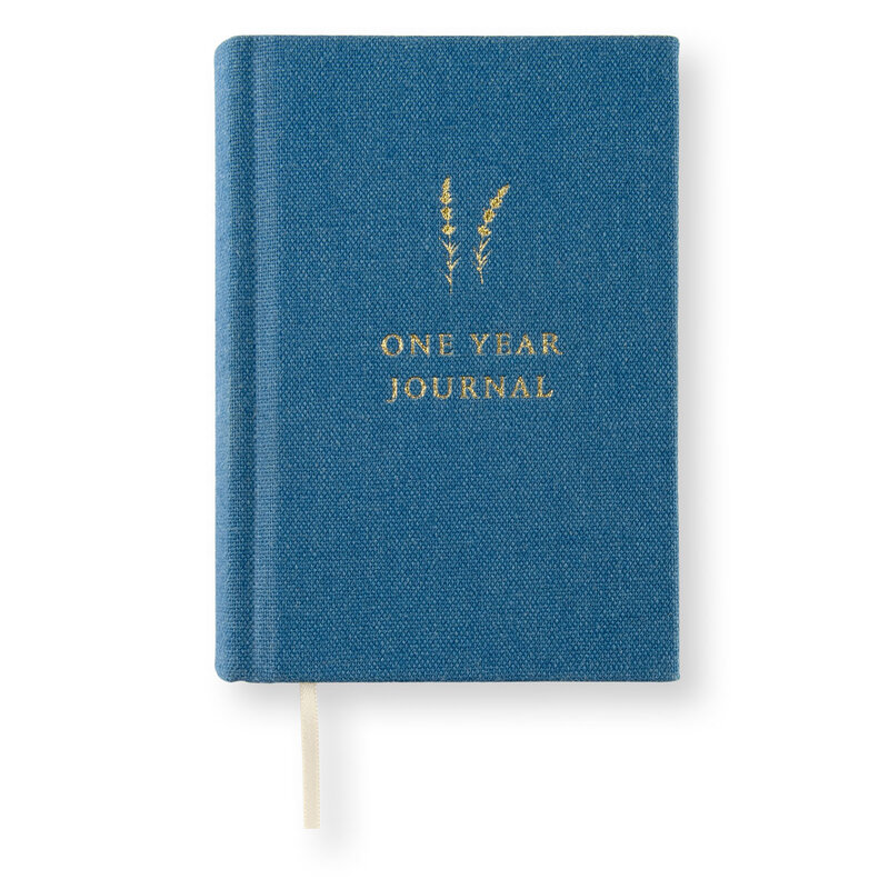 One Year Journal Blue Lavender