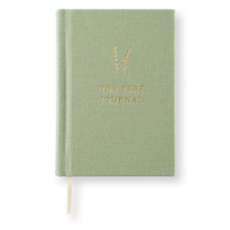 One Year Journal Green Lavender