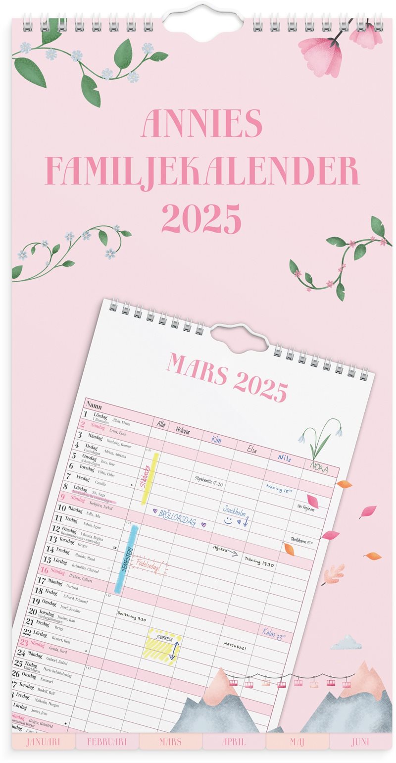 Familjekalender 2025 Annies