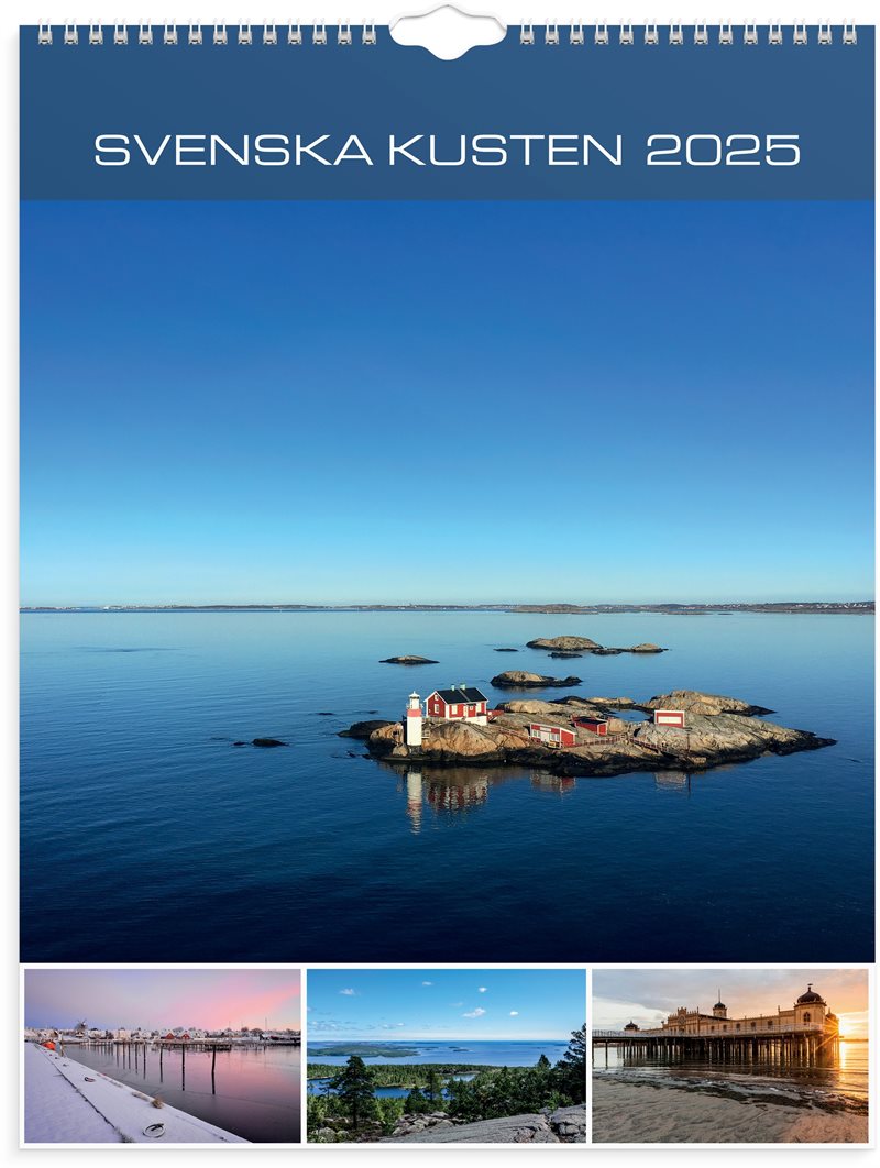 Väggkalender 2025 Svenska kusten