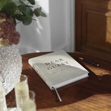 Guestbook Large Rough Linen